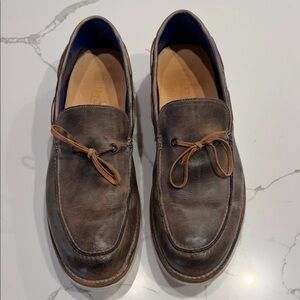 Bed Stu Dark Brown Leather Loafers